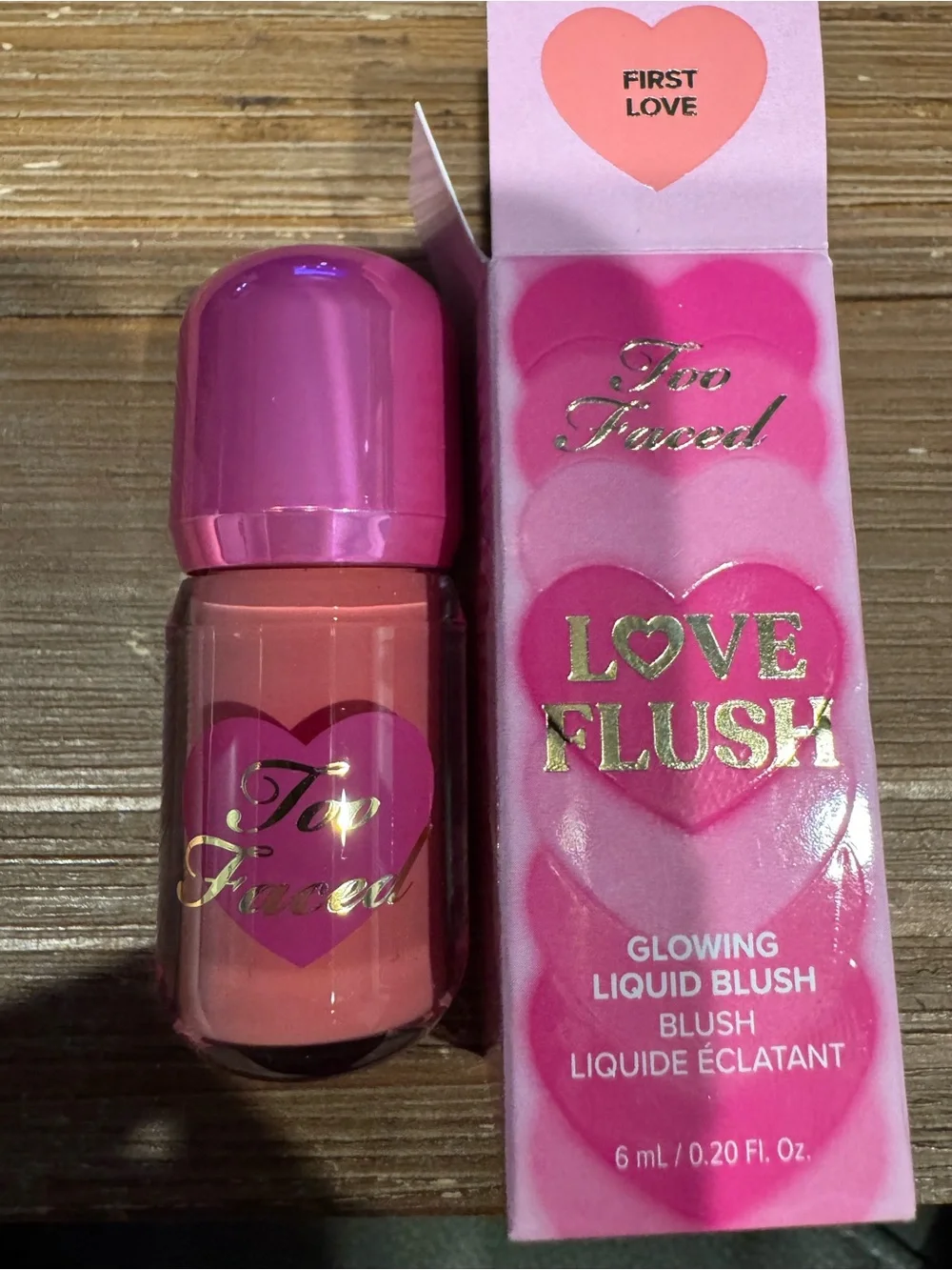 Too Faced Love Flush Glowing Liquid Blush — Pink and Coral